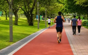Walking and Running Track