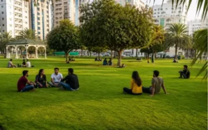 Relax in the Green Spaces