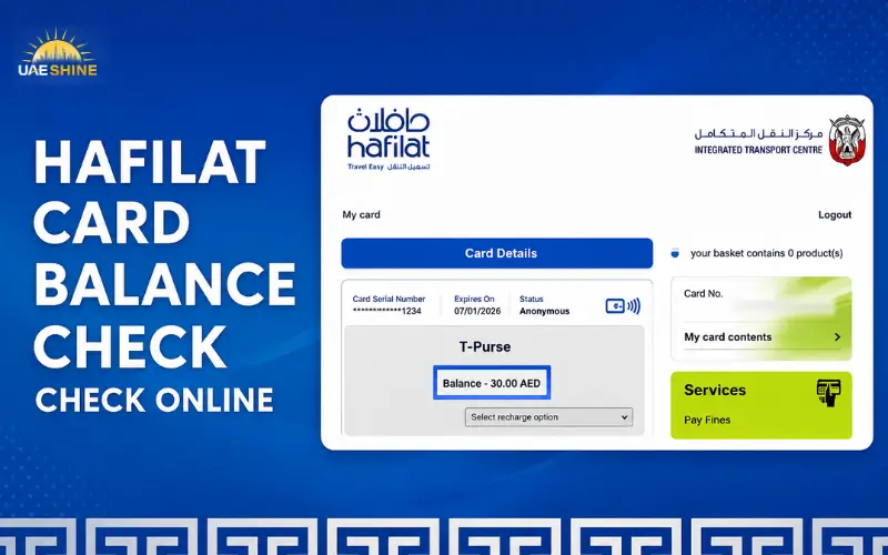 Hafilat Card Balance Check